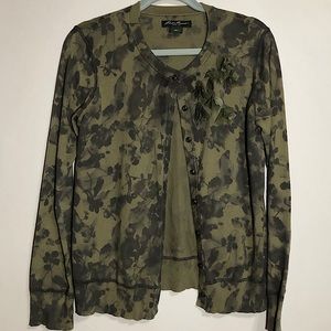 Eddie Bauer | Cardigan with Floral Detail